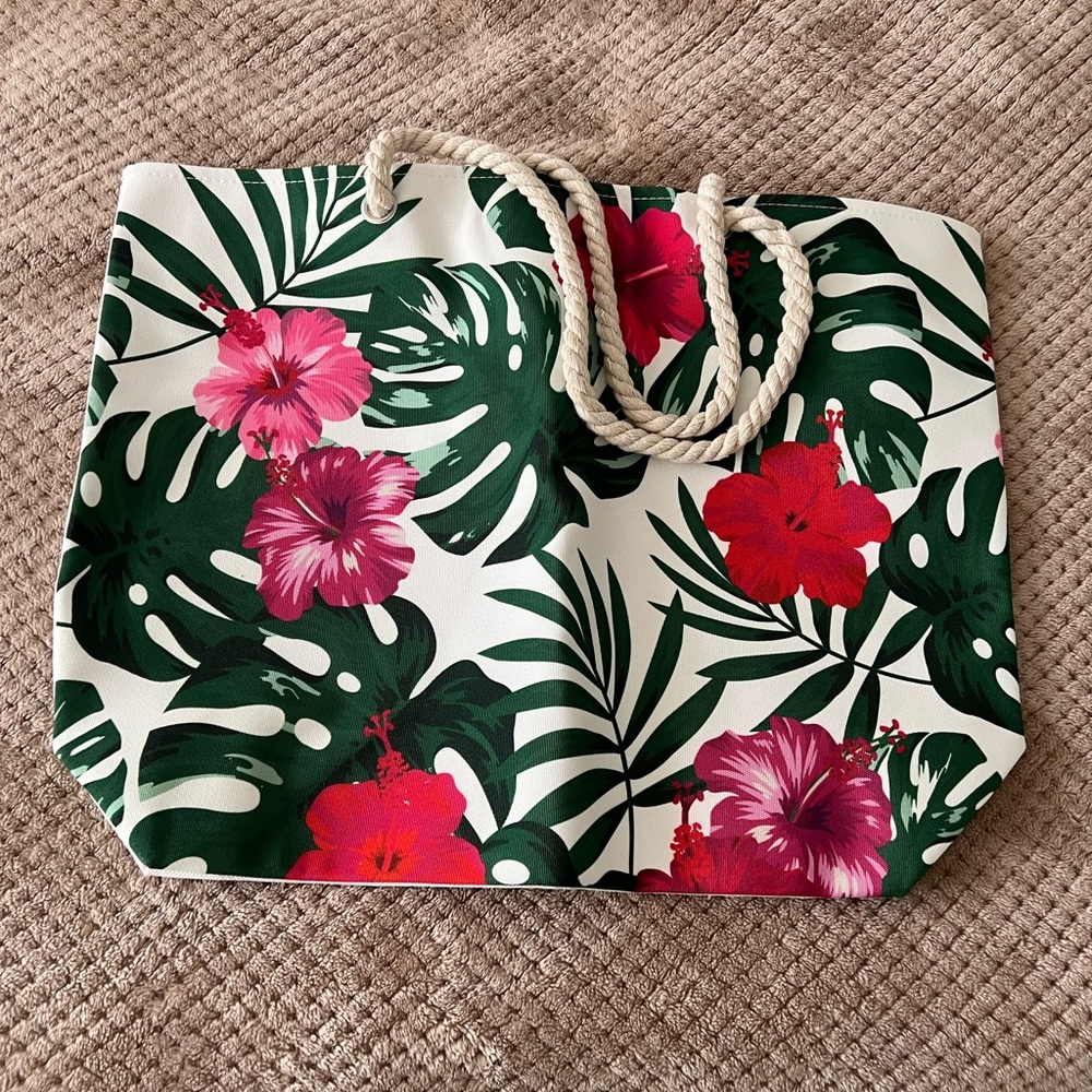 Beach Canvas Tote Bag